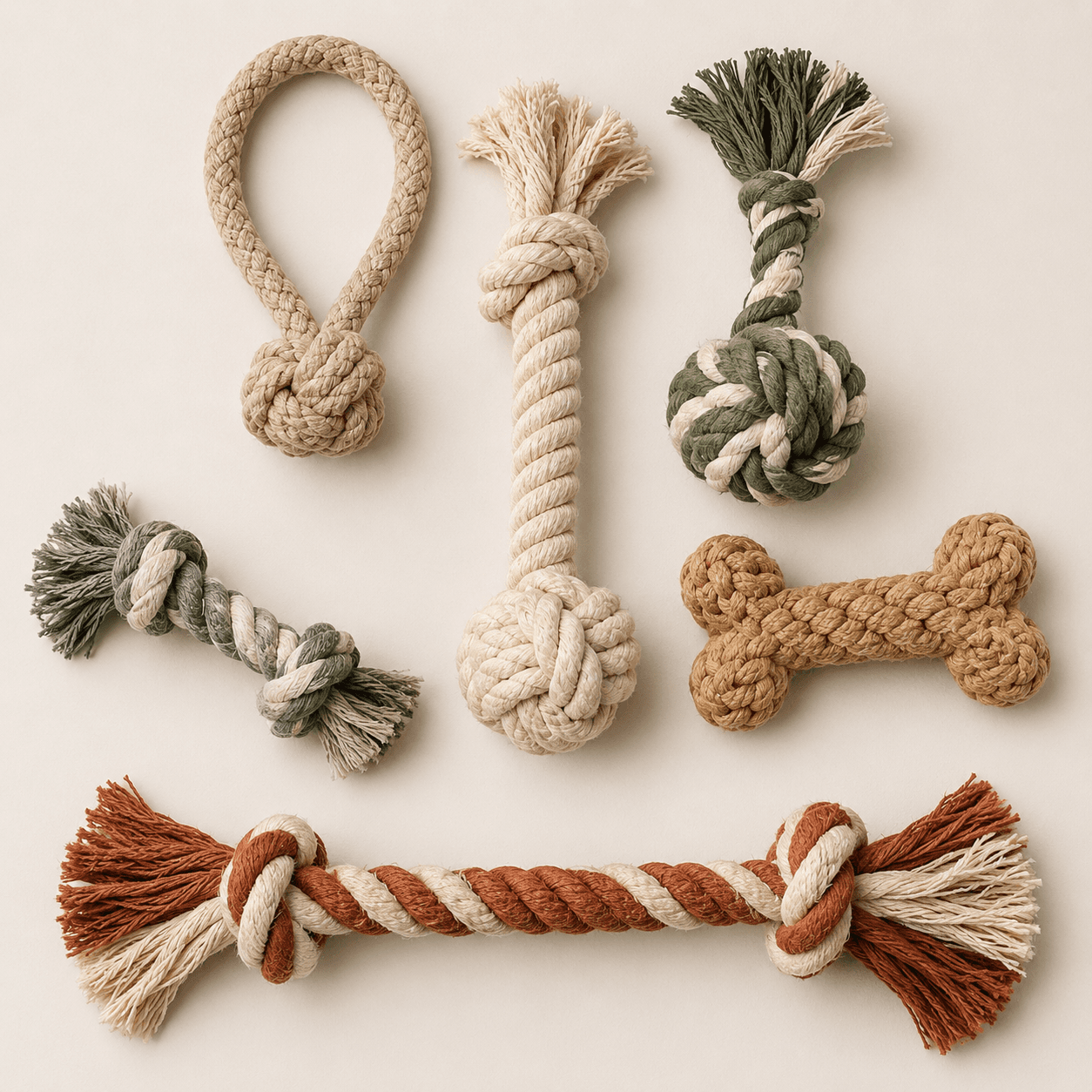 Dog Chew Rope Toy Set Dog chew rope toy set product photo for pet product sourcing