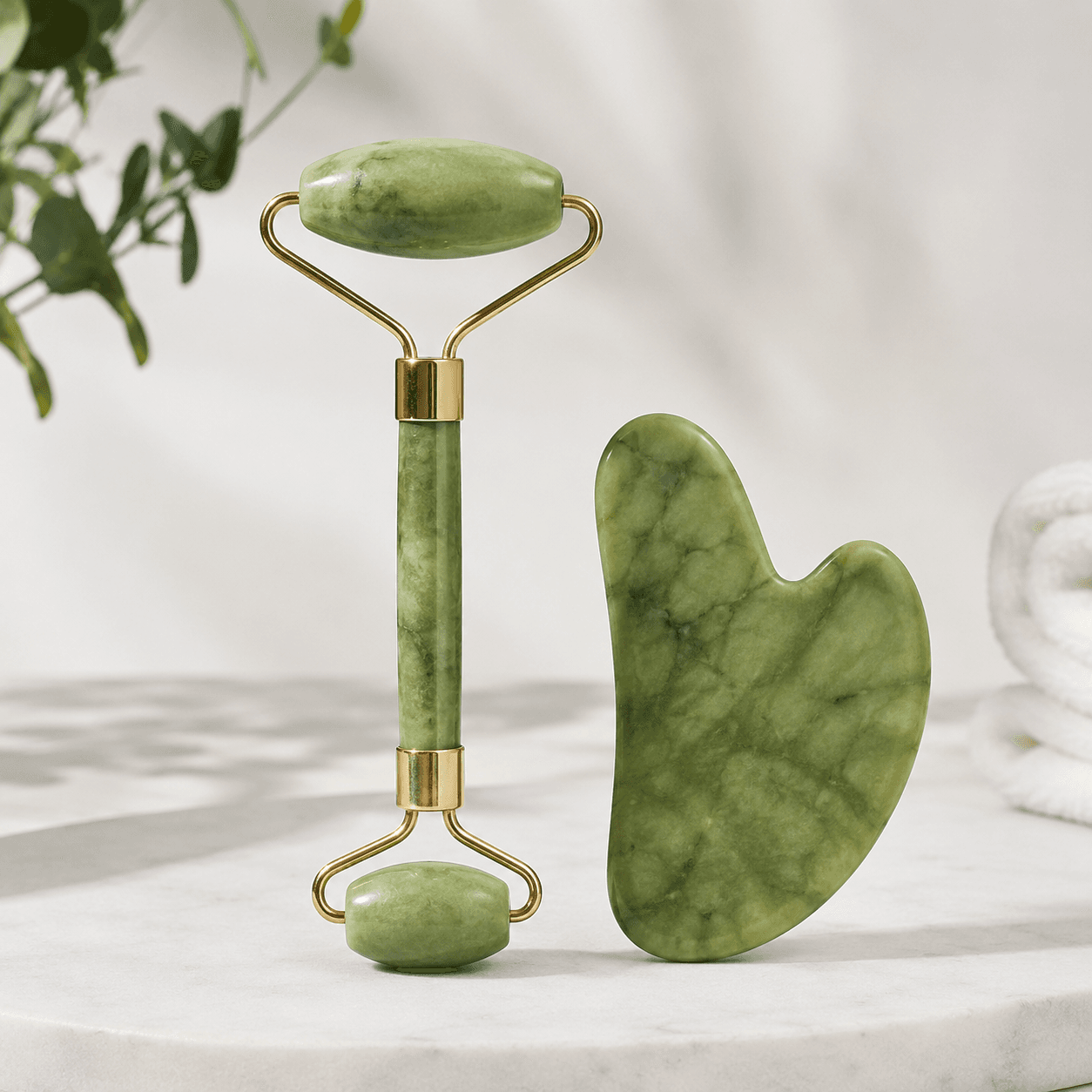Jade Facial Roller Jade facial roller product photo for beauty tool sourcing from China