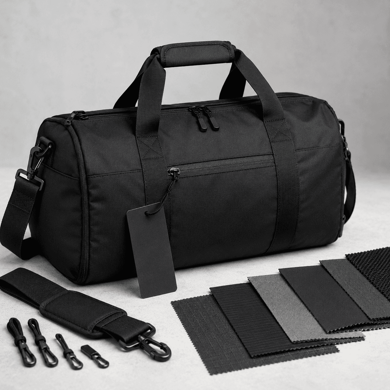 Travel Duffel Organizer Set Black travel duffel organizer set product photo for travel accessory sourcing